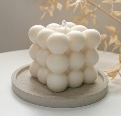 Large Bubble Candle - Plain