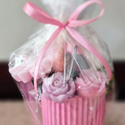 Striped Bouquet - Pink