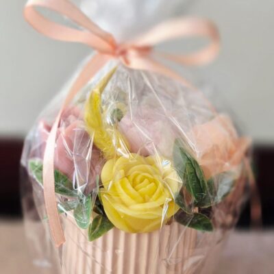 Striped Bouquet - Apricot